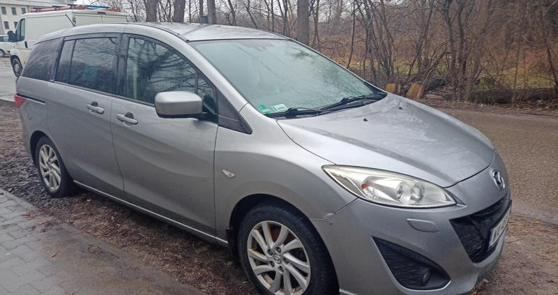 Mazda 5 cena 30500 przebieg: 159000, rok produkcji 2012 z Warszawa małe 106